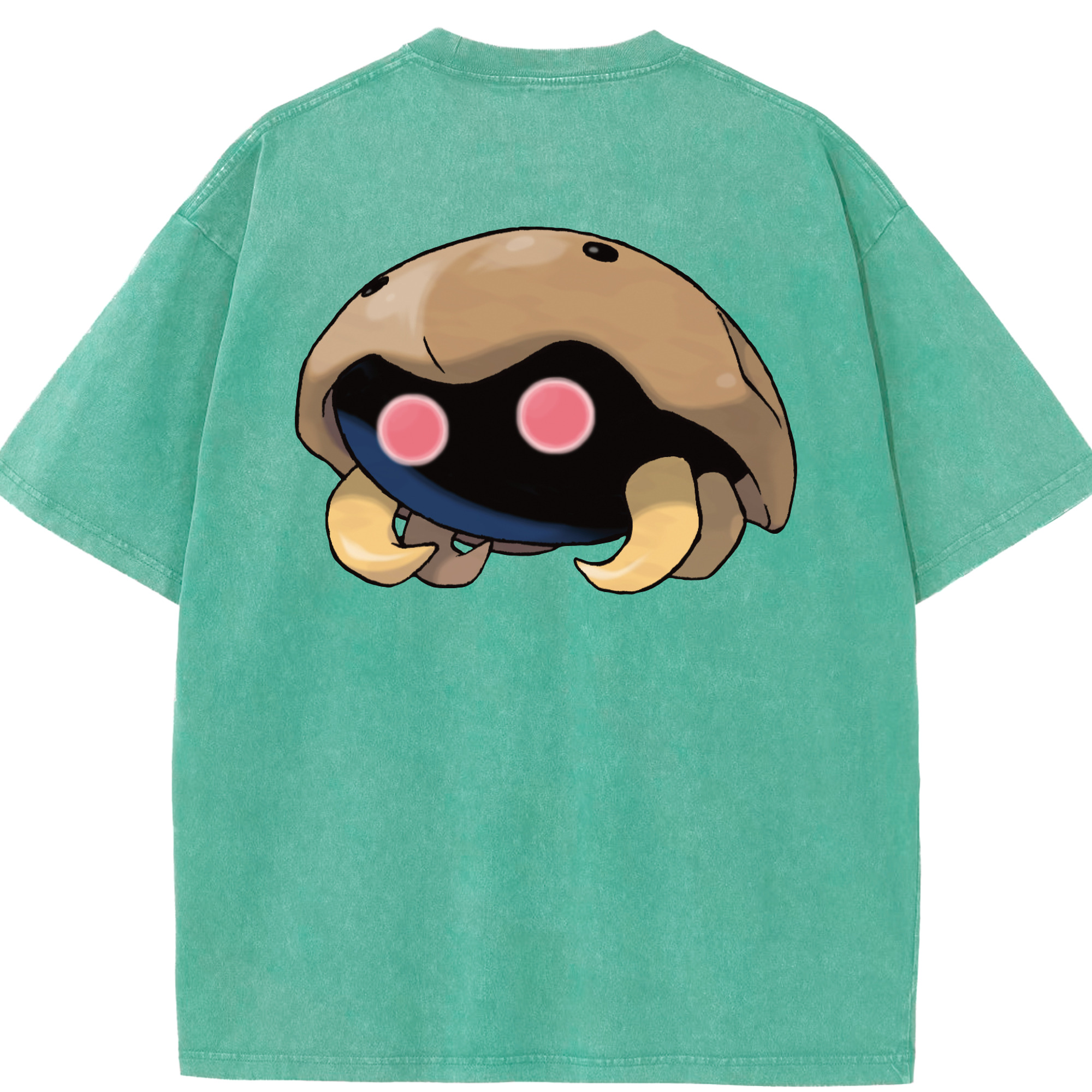 （画像用） ポケットモンスター Pokémon 綿100% ヴィンテージ風 半袖Tシャツ（背面プリント）
